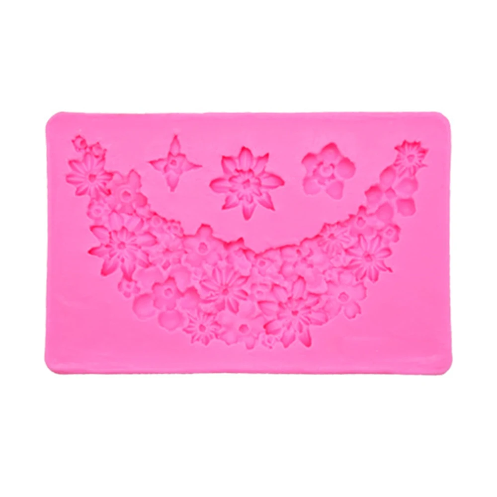 3D цветок венок ручной работы мыло плесень инструменты для украшения шоколадного