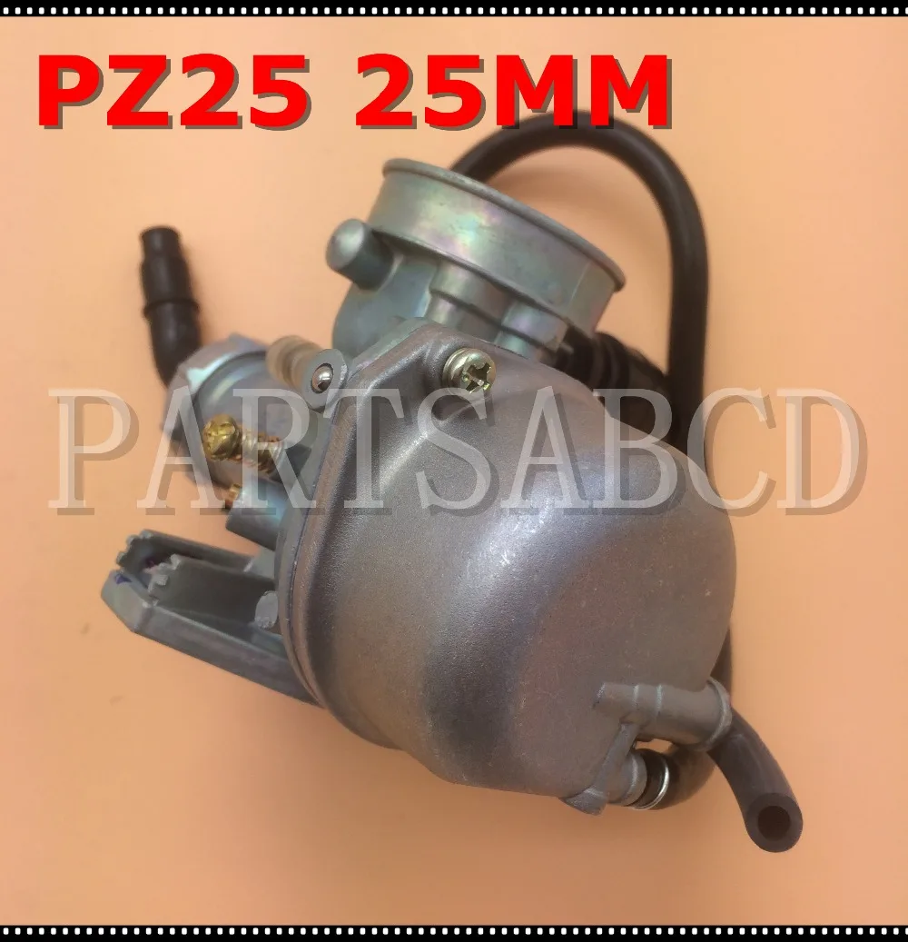Карбюратор PZ25 25 мм ручной дроссель для квадроцикла 110CC 125CC|for atv|bike choke125cc quad |
