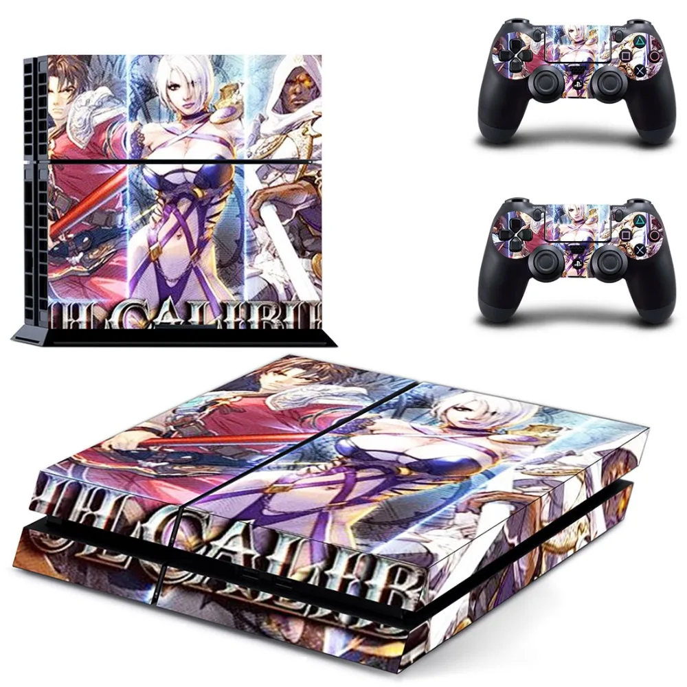 Наклейка на кожу PS4 Soul Calibur VI Виниловая наклейка для консоли Playstation 4 и 2