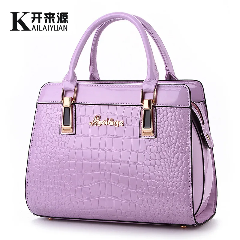 Сумка SHUNVBASHA женская из искусственной кожи с узором крокодила | Багаж и сумки