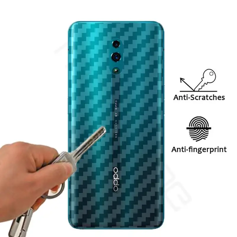 5 шт. мягкая задняя крышка Защитная пленка для OPPO Reno 10x zoom 3D из углеродного волокна
