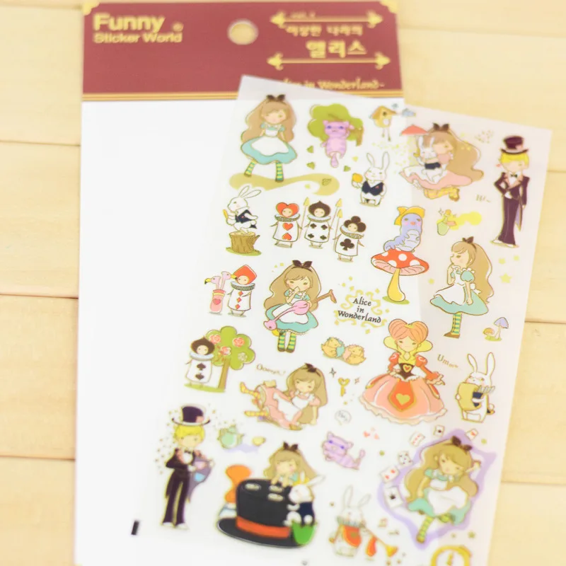 Наклейки в виде сказок мультяшная принцесса смешная наклейка мир для телефона