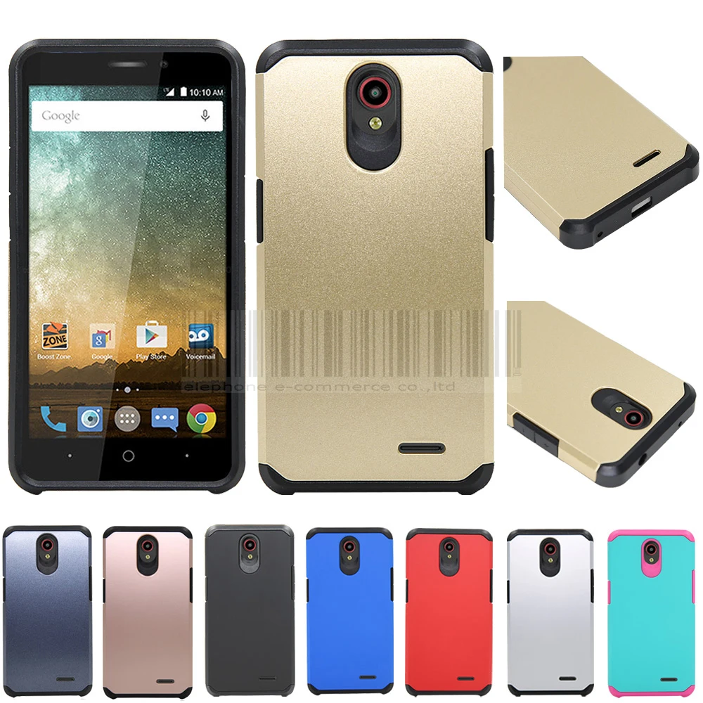 Двухслойный тонкий гибридный противоударный чехол для ZTE Prestige N9132/Maven 2|case closed|case