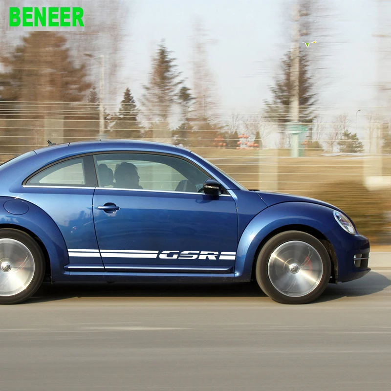 2 шт. наклейки на боковые кузова автомобиля Volkswagen Beetle 2013 2017|Наклейки автомобиль| |