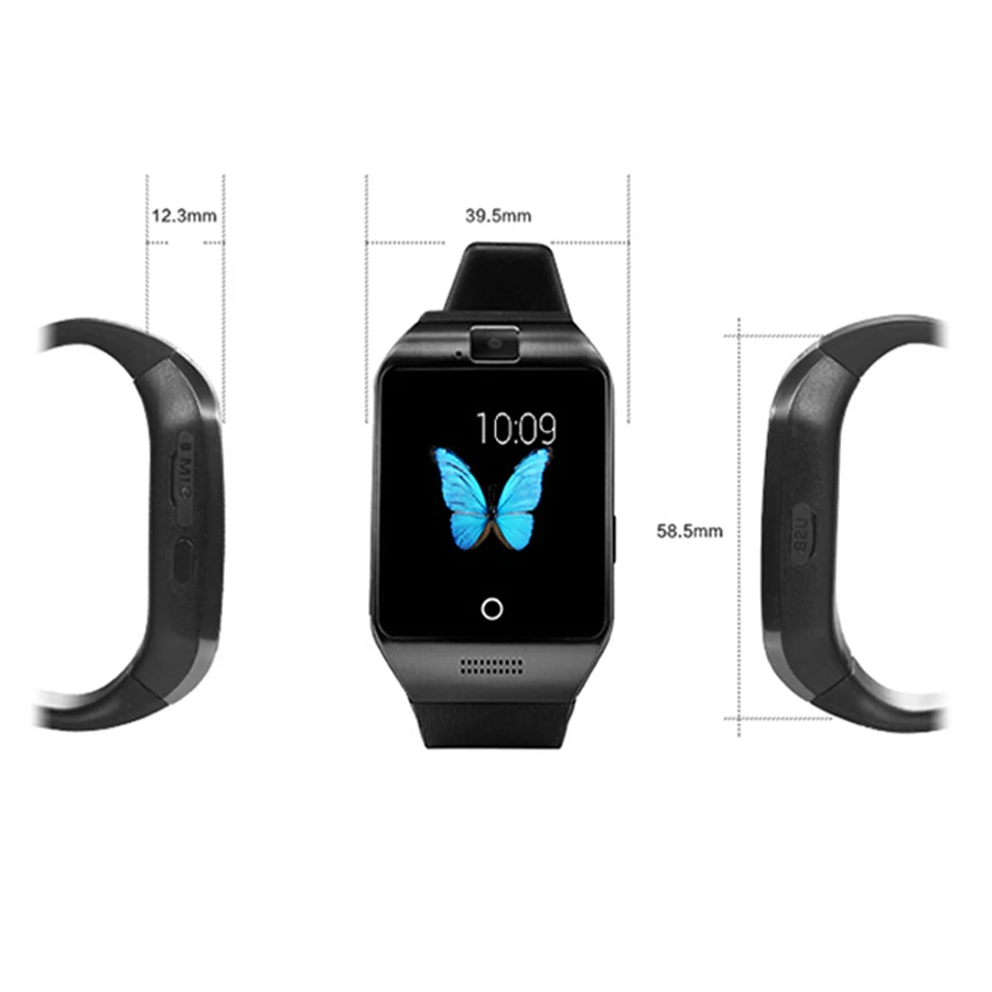 Apro Q18 наручные часы Bluetooth3.0 Smart Watch Жизнь Водонепроницаемый Поддержка СИМ-Карты NFC