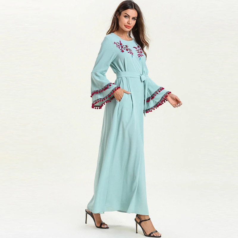 Kaftan Abaya Dubai Indonesia Turkey Islam Hijab Muslim Dress Abayas For Women Jilbab Caftan Elbise Ramadan Robe Islamic Clothing |