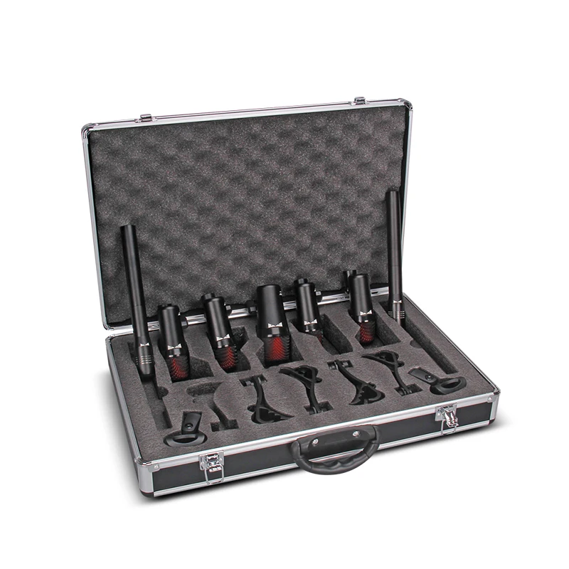 G MARK G7 7 кусочная Проводной динамический барабан Mic Kit (весь металлический) удар бас