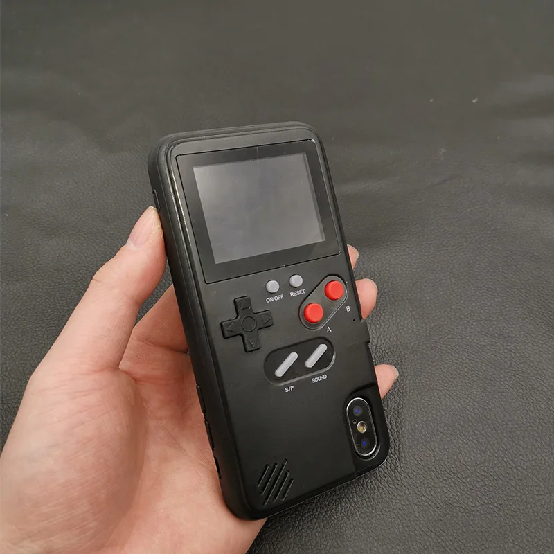 Полноцветный дисплей Xs Max GameBoy чехол для телефона iphone Xr X Ретро тетрис игра задняя