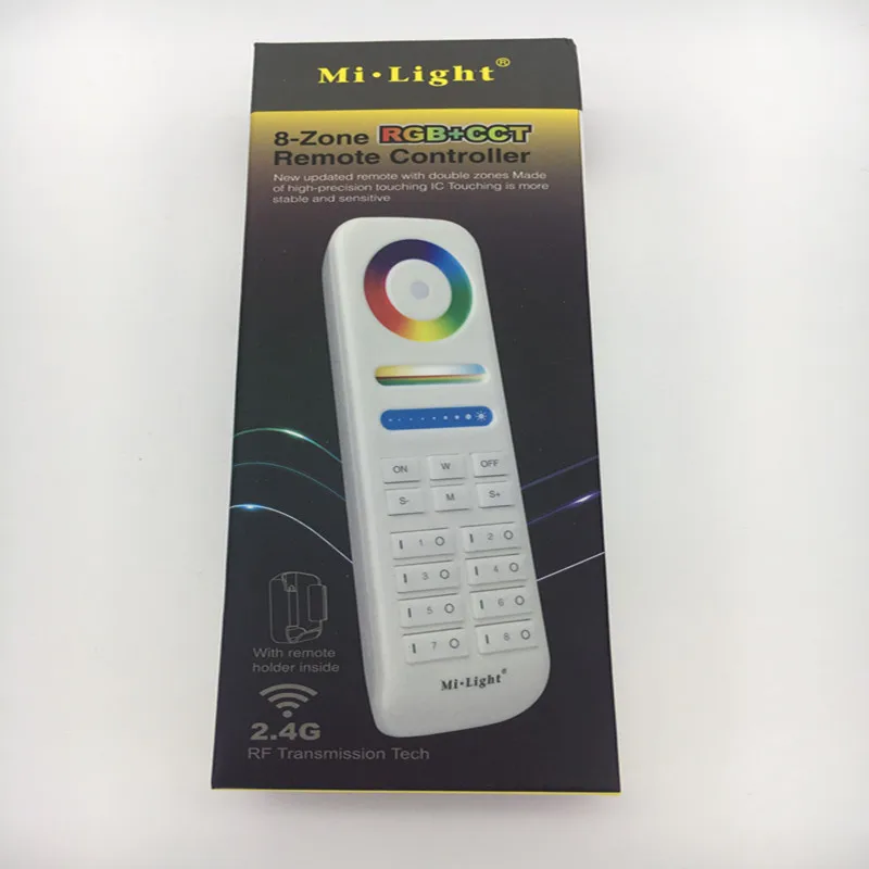 Mi.Light 2 4G 8-Zone 16 миллионов цветов RGB CCT светодиодный беспроводной пульт