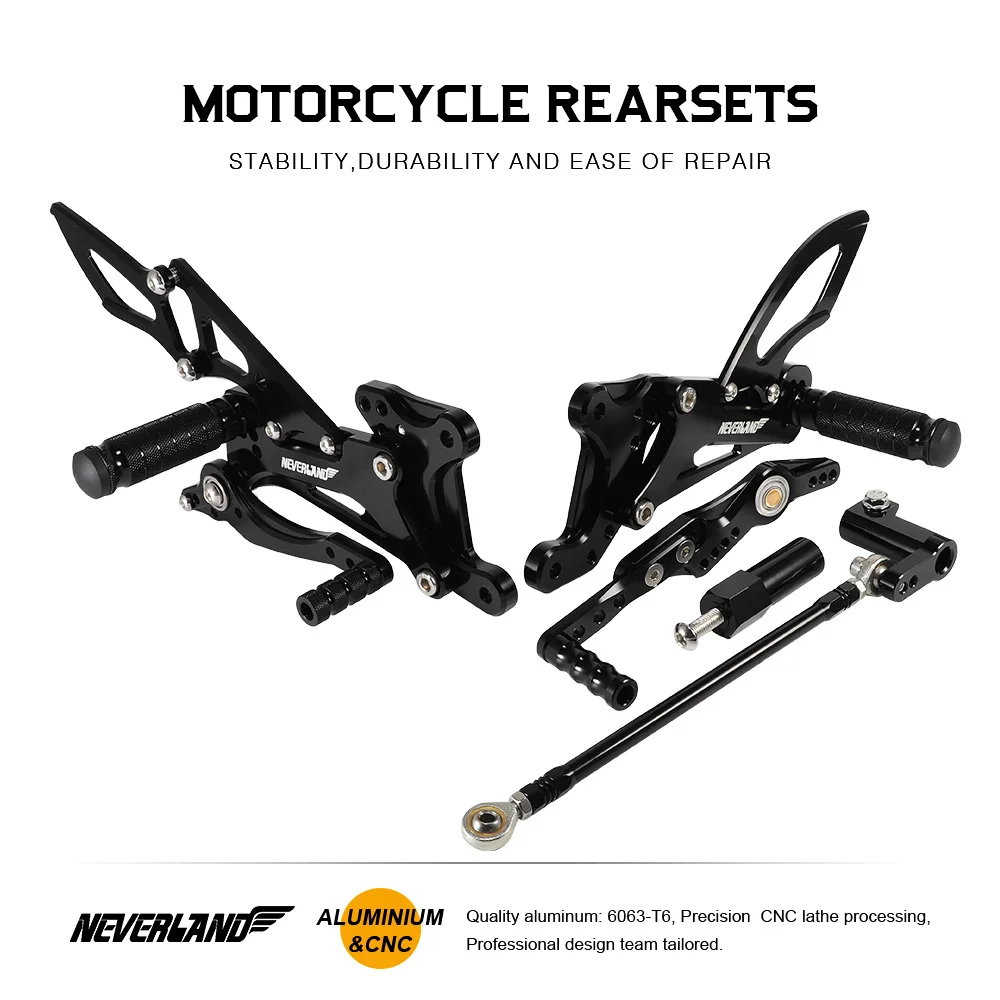 YZF-R1 YZF R1 2007 2008 Мотоцикл аксессуары для двигателя Запчасти подставки для ног сзади комплект Регулируемая подножки Регулируемый для Yamaha