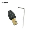 3,17 мм вал электродвигателя мини Патрон Зажим крепления 0,5 мм-3,2 мм маленькое сверло микро патрон Крепежное устройство DT6