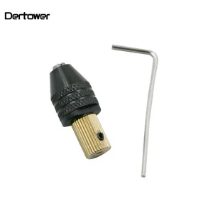 3,17 мм вал электродвигателя мини Патрон Зажим крепления 0,5 мм-3,2 мм маленькое сверло микро патрон Крепежное устройство DT6