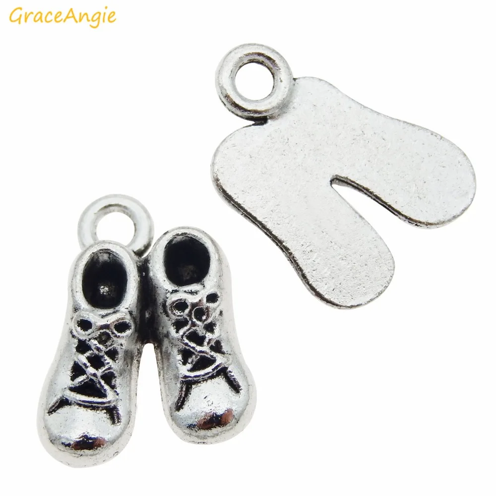 GraceAngie 50 шт./лот мини антикварная обувь кроссовки Симпатичные очаровательные