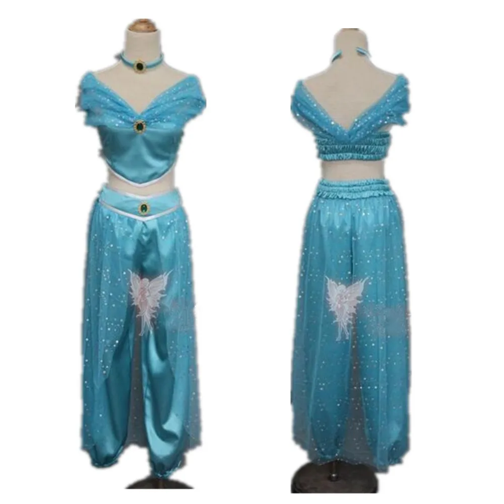 Аладдин принцесса платье цвета Жасмин оптовая торговля Хэллоуин Chritmas партии по