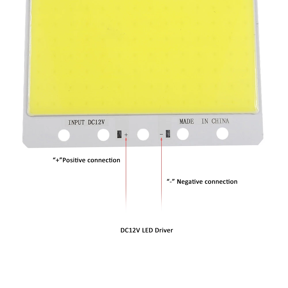 Светодиодный чип 12V 50W COB лампы светильник источник света белый для DIY открытый ing