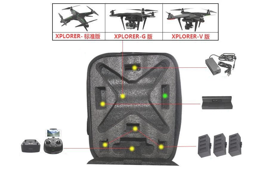Новое поступление нейлоновая дорожная сумка для Zero XIRO XPLORER RC Drone FPV Quadcopter
