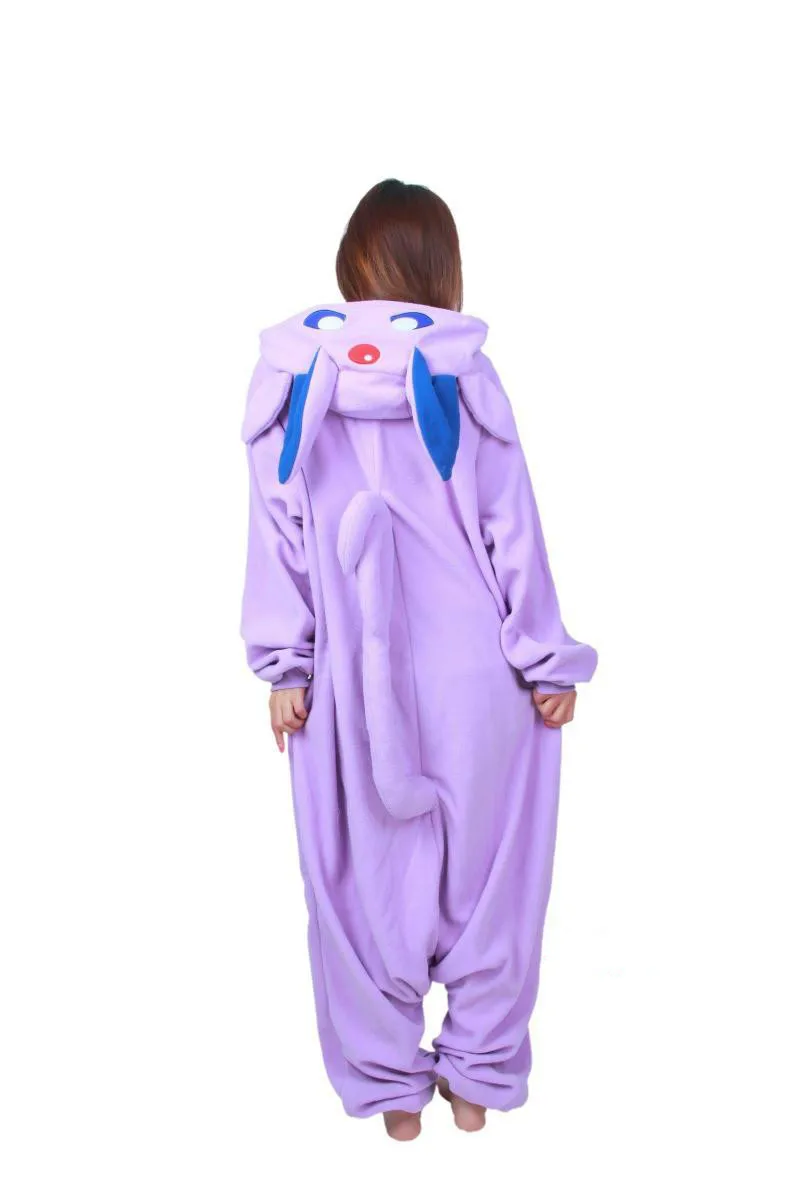 Мультфильм для взрослых флис женщин и мужчин аниме Espeon Фиолетовый унисекс