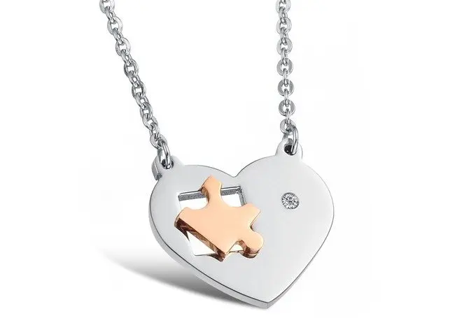 Newest And Delicate Design Pendants 316L Stainless Steel Lovers' Free Shipping 1Pair/lot | Украшения и аксессуары