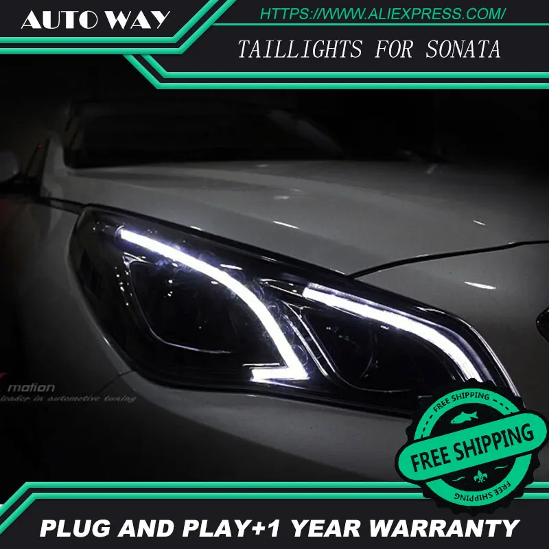 Бесплатная доставка! Автомобильный Стайлинг светодиодный чехол для фар Hyundai Sonata