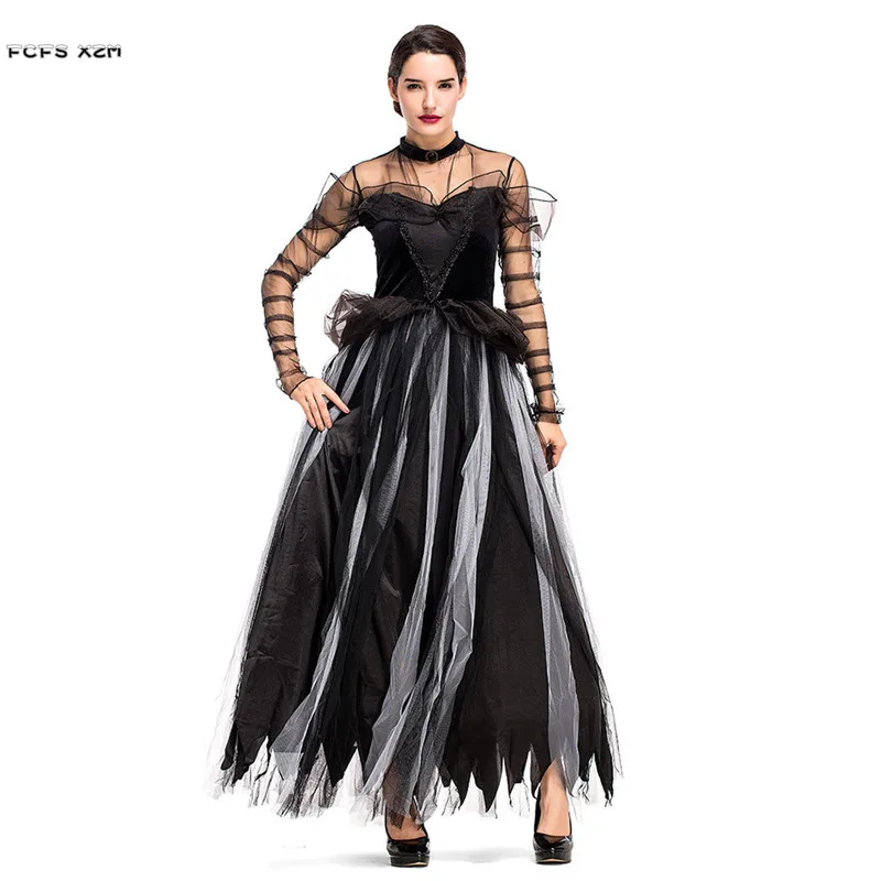 

Черный лебедь женщина вампир косплей женщина Хэллоуин Труп невесты страшный костюм карнавал Пурим ночной клуб ролевые игры вечерние нее пл...