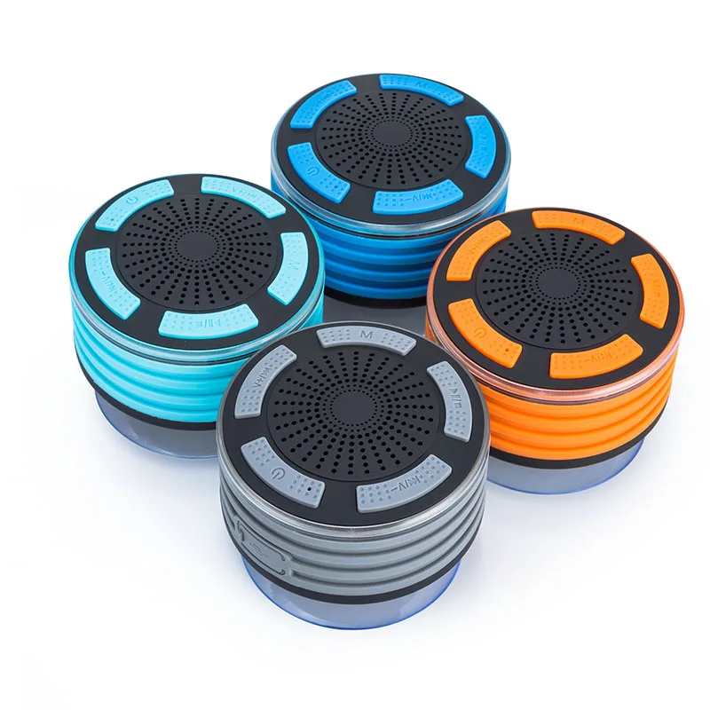 Mini Wireless Bluetooth Speaker Hands Free Waterproof Car Bathroom Office Beach Stereo Subwoofer Music Loudspeaker with Suction |
