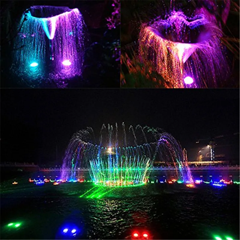 10 W RGB Светодиодный подводный источник света бассейн подсветка для пруда