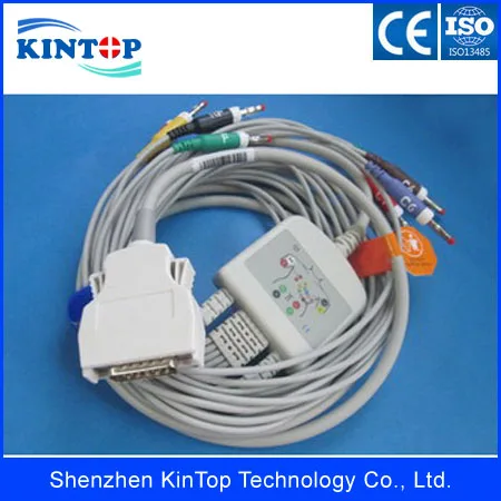 Новый свинцовый цельный ЭКГ кабель совместимый с morтара ELI 10 150/250 EKG свинцовые