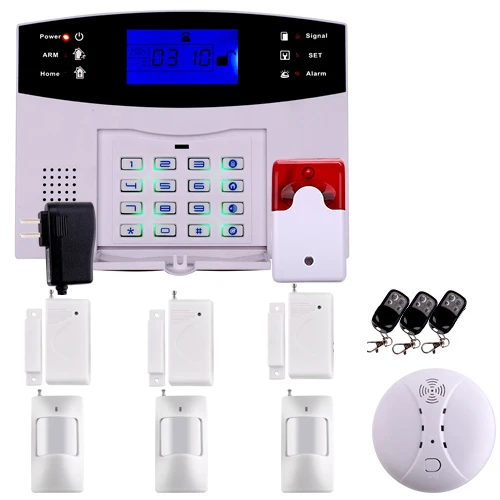 Option5 Беспроводная домашняя GSM система охранной сигнализации DIY Kit приложение управление с автоматическим циферблатом детектор движения датчик охранной сигнализации комплект системы - Цвет: Option5