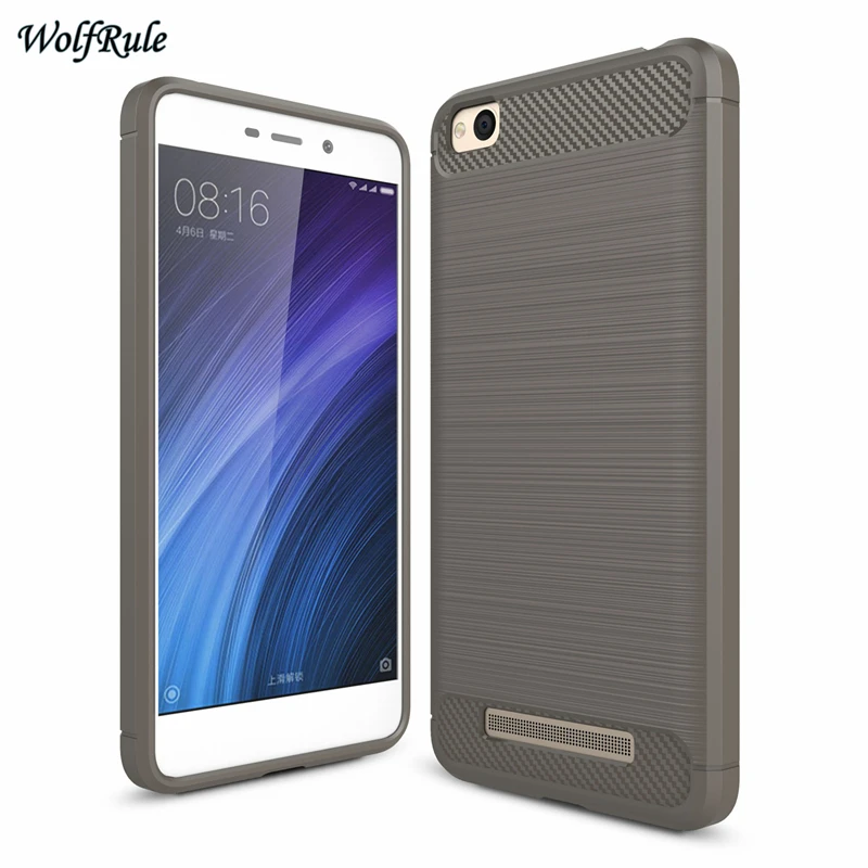 Wolfrole чехол для Xiaomi Redmi 4A противоударный ТПУ Матовый Стиль телефона Funda 5 0''|case for