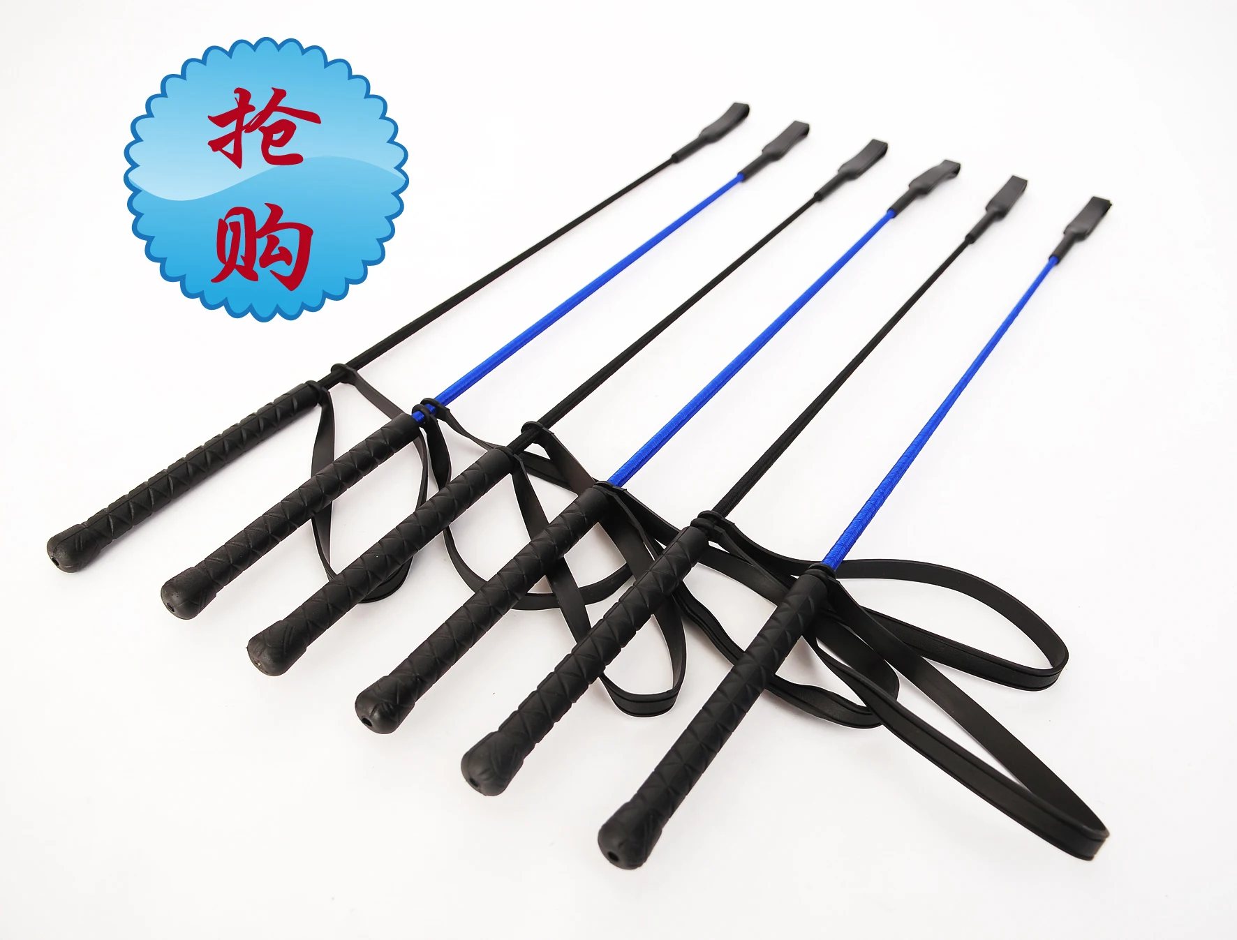 

Professional equestrian supplies quirt 65cm bullweed short whip