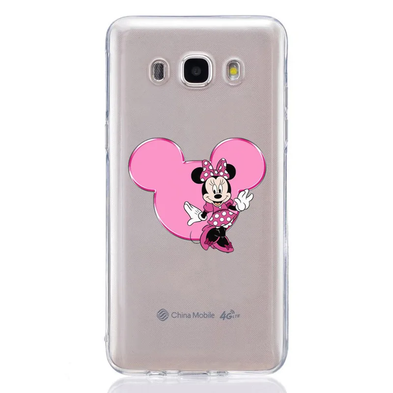 Для Samsung Galaxy A3 A5 2016 2017 A300 A320F A510 A520F TPU цветной мягкий чехол с изображением Микки и