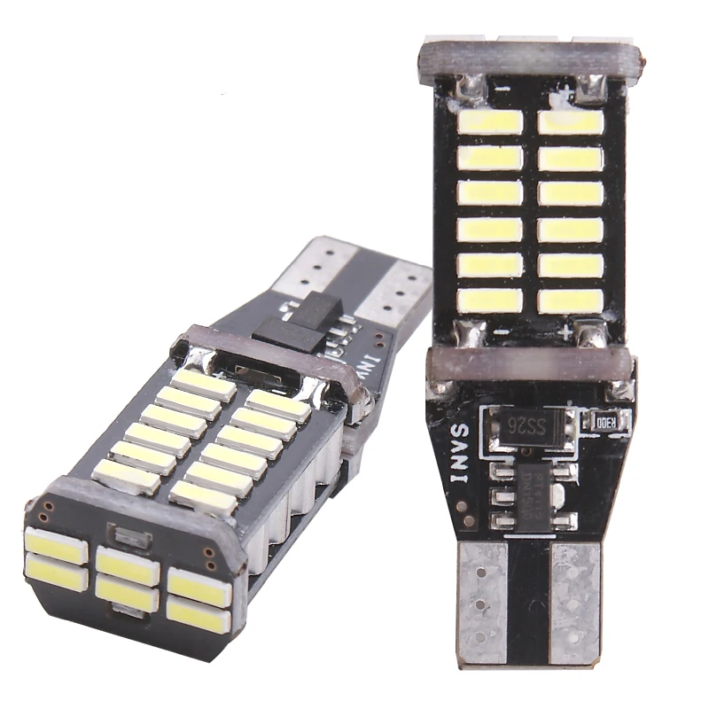 RXZ 2 шт. T15 W16W светодиодный обратный Светильник лампы 920 921 912 С CAN-BUS 4014 30SMD высокого светильник светодиодный использования парковочной Светильник лампы DC12V