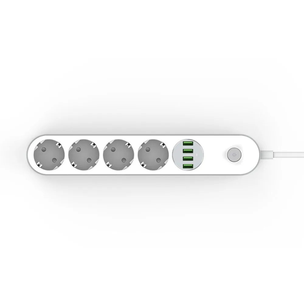 OUTAD Универсальный м 2 ЕС Plug мощность Srip с 4 порты usb удлинитель быстрой зарядки