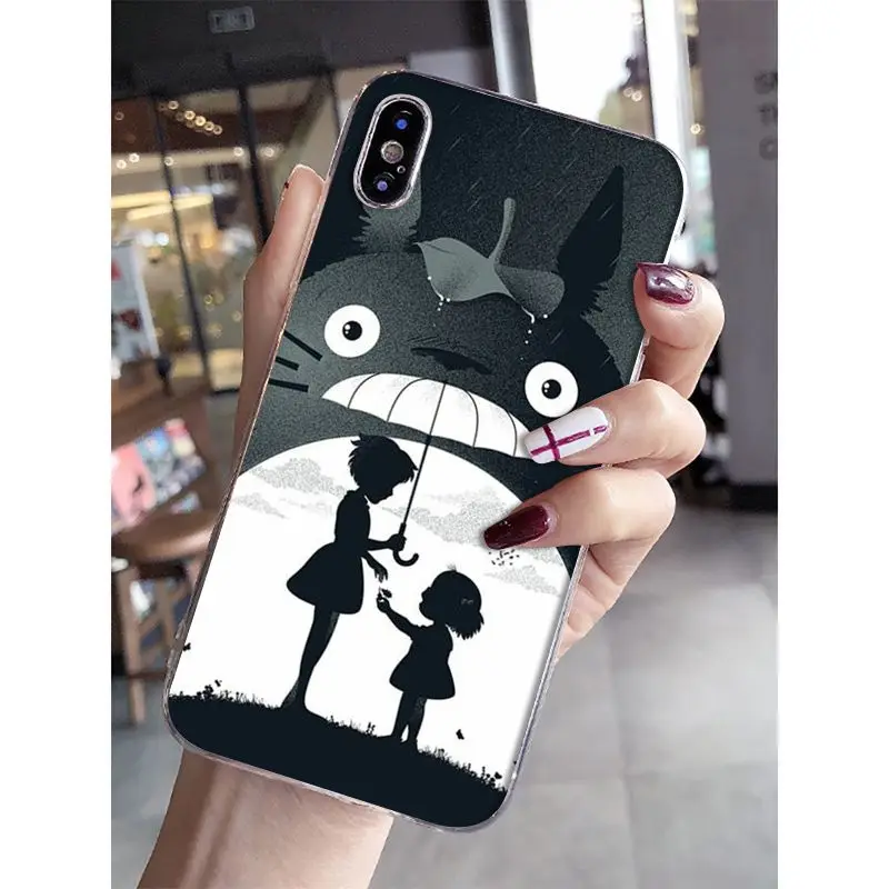 Милый чехол для мобильного телефона Babaite Totoro Chihiro Ghibli Miyazaki Apple iPhone 8 7 6 6S Plus X XS MAX 5 5S SE
