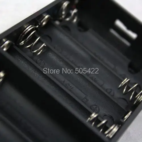 DHL доставка батарея держатель 10 Размер AA R6 сотовый Чехол 15V DC блок питания с