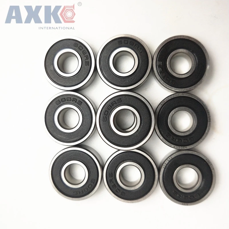 10 шт./компл. 608 2RS шариковый подшипник ABEC-5 8X22X7 мм шайбовый с глубоким Сталь