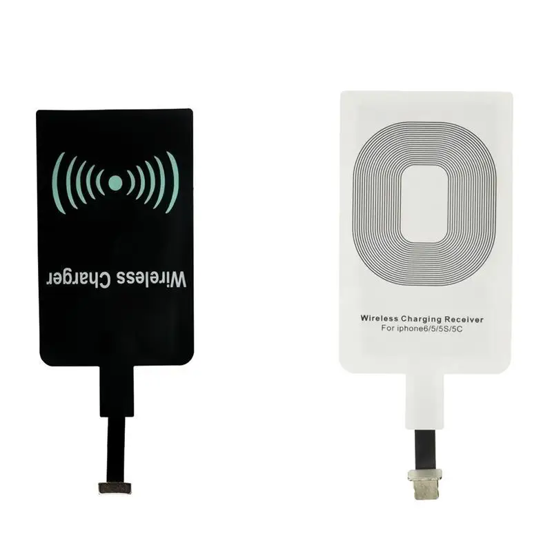 Qi Беспроводное зарядное устройство приемник адаптер для зарядки приемное micro USB