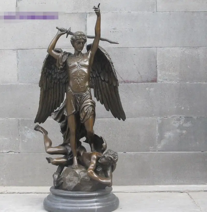 Западное искусство властелин Настоящий дьявол статуя ангелов | Дом и сад