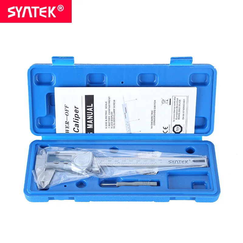 Syntek Водонепроницаемый IP54 6 дюймовый 150 мм Нержавеющая сталь электронный цифровой