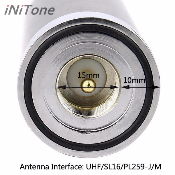 Бесплатная доставка Двухдиапазонная Мини Антенна iNiTone HH AT N2RS Black PL259 400 470 МГц и 144 146