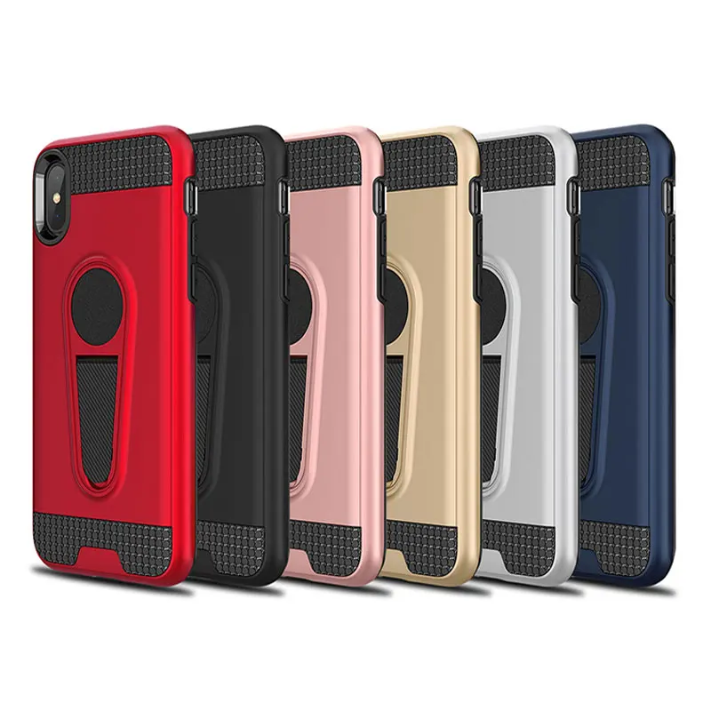 Магнитный чехол KKREFF для iPhone XR противоударный 6 6s 7 8 Plus X XS Max Мягкая Черная задняя