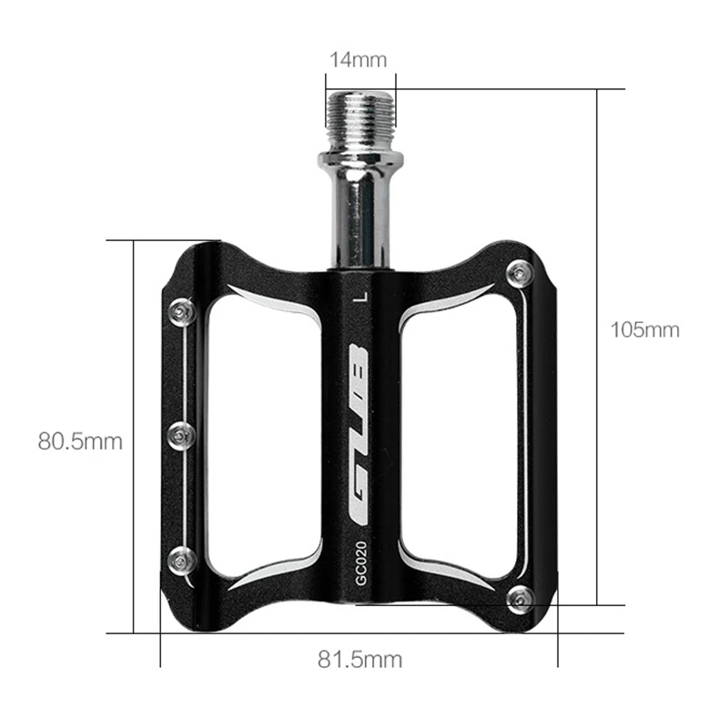 GUB CNC алюминиевый сплав горный велосипед MTB Педали Дорожный Велоспорт DU герметичный подшипник велосипедные педали сверхлегкие велосипедные педали запчасти