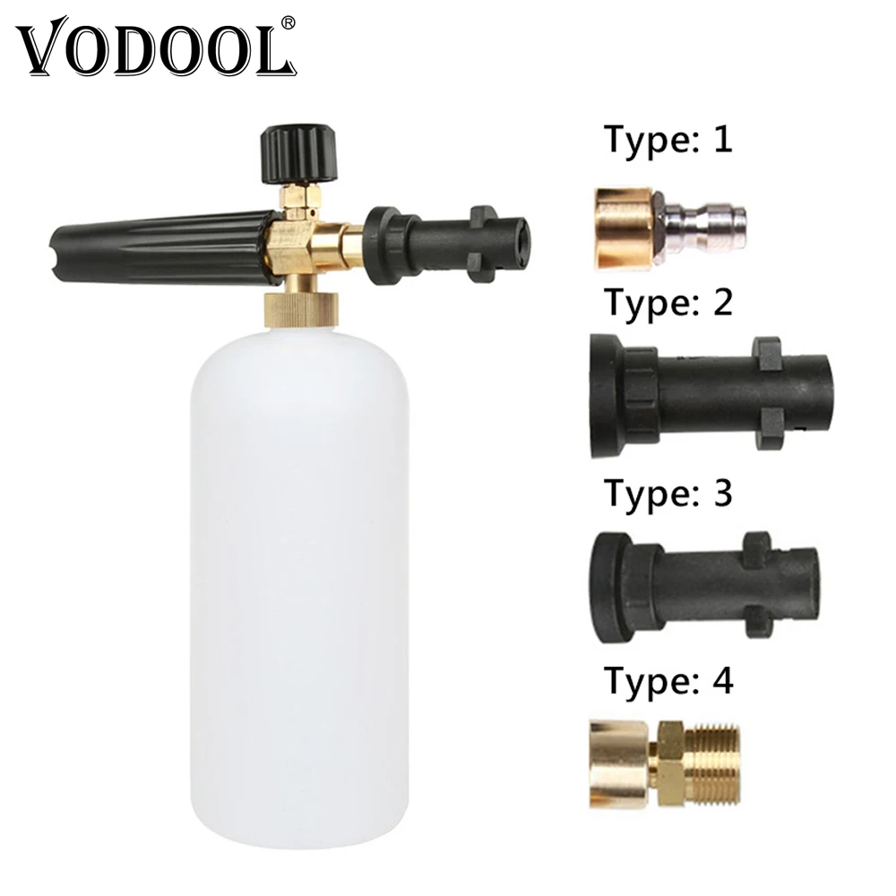 

VODOOL Car Wash Cleaning Foam Gun High Pressure Snow Foam Lance Foamer Generator Sprayer For Karcher K2-K7 Series Auto Washer