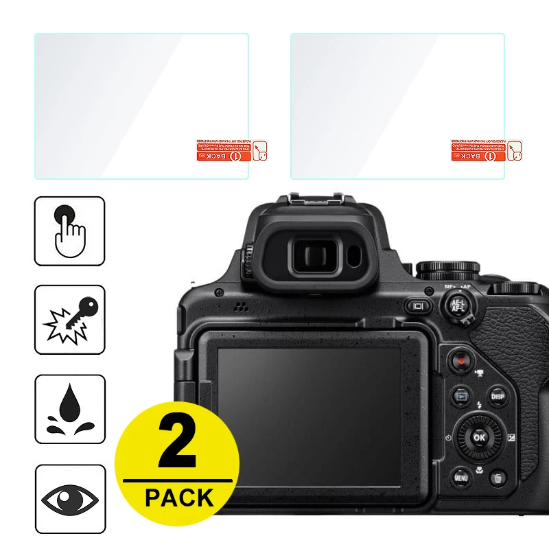 2 шт. Защитное стекло для Nikon Z5 J5 J4 V3 A1000 A900 B500 B600 B700 P1000 P950 P900 P900S P610 P600 P530 A100|Защита