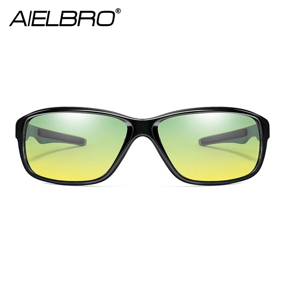 Поляризованные солнцезащитные очки дневного и ночного видения для езды на