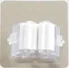 Single buckle White Швабра с настенным креплением Органайзер держатель полки щетка метла вешалка для хранения вешалок кухонный инструмент настенная полка аксессуар подвесные крючки для труб - Цвет: Single buckle White