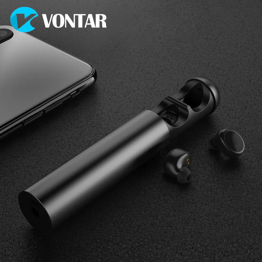 Без проводных наушников с двойным блоком наушники мини Близнецы Bluetooth