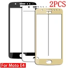 2 шт. полное покрытие закаленное стекло для Motorola Moto E4 Защитная пленка для экрана для Moto E4 стекло