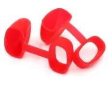 2 pc red caps Lovekeke 13*7 мм vapeband украшение анти-осень Противоскользящий Ремешок Крышка для электронной сигареты relx juu vtv spinner mt phix Малый - Цвет: 2 pc red caps