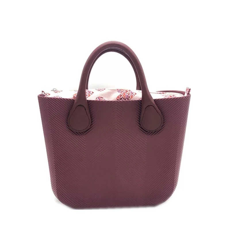 Женская сумочка из силикагеля obag с ручками Пляжная классическая отделка ЭВА